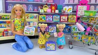 Thumbnail: Barbie & Ken Doll Family Back to School Shopping