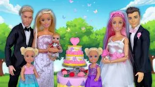 Thumbnail: Barbie & Ken Doll Family Wedding Day Story