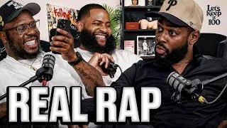 Thumbnail: REAL RAP Full Interview with Lets Keep it 100 Podcast