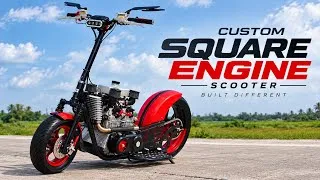 Thumbnail: I Built a SQUARE Engine… Then Put It in a Scooter