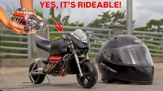 Thumbnail: Mini V8 Bike LOOKS Like a Toy… But I Actually Rode It!