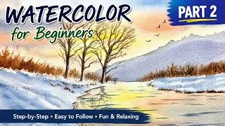 Thumbnail: How to Paint Your First Winter Watercolor