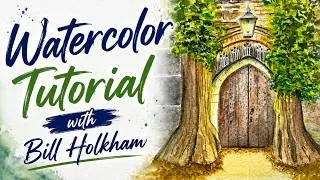 Thumbnail: Step by Step Watercolor Tutorial / How to Paint a Cotswolds Door