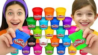 Thumbnail: Adel and Angel Making Play-Doh Popsicles!