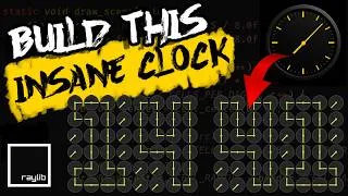Thumbnail: I Built a Digital Clock Out of Tiny Analog Clocks