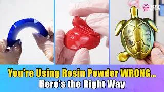 Thumbnail: Resin Pigments Tips for Beginners | Brushing, Mixing & Clump-Free Coloring