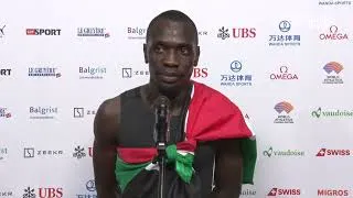 Thumbnail: Emmanuel Wanyonyi world leading 800m in Zurich Diamond League