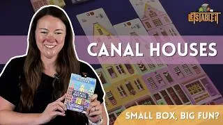 Thumbnail: Canal Houses | A Small Box Game with a Surprisingly Big Puzzle