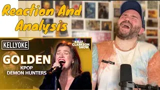 Thumbnail: Kelly Clarkson - Golden from Kpop Demon Hunters - VOCAL COACH REACTION AND ANALYSIS