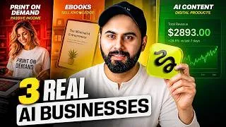 Thumbnail: 3 Real Businesses You Can Start With AI TODAY