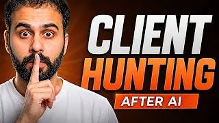 Thumbnail: Client Hunting in 2026 | 3 Ways to Find Clients After AI