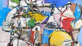 Thumbnail: painter Francesco D'Adamo - "Interior, Daytime" 2026 (Abstract expressionism, neo-expressionism)