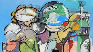 Thumbnail: painter Francesco D'Adamo - Per Vari Motivi, 2026 (Abstract expressionism, neo-expressionism)