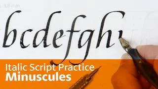 Thumbnail: Italic Script Calligraphy Practice (Minuscules) | Follow Along