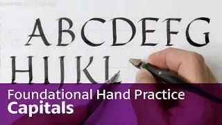 Thumbnail: Foundational Hand Calligraphy Practice (Capitals) | Follow Along