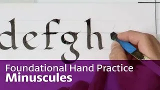 Thumbnail: Foundational Hand Calligraphy Practice (Minuscules) | Follow Along