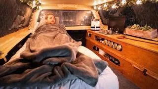 Thumbnail: Solo Camping in my Truck During a Rainstorm | Sounds of Camping | No Talking ASMR