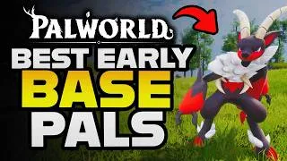 Thumbnail: The BEST EARLY BASE PALS In Palworld 1.0 - The Only Pals You Need In The EARLY GAME!