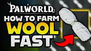 Thumbnail: INSANE EARLY GAME WOOL FARM. The BEST Passive Wool Farm Palworld 1.0