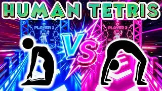 Thumbnail: HUMAN TETRIS PVP 🔥 | 1 VS 1 Battle | Interactive Reaction Game | Only 1 Winner #3