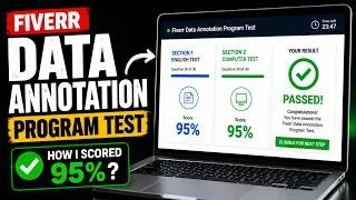 Thumbnail: Fiverr Data Annotation Test: I Passed the English & Computer Test!