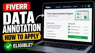 Thumbnail: How to Apply & Set Up Your Profile - Fiverr Data Annotation Program 2026