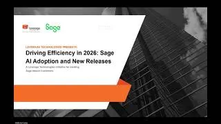 Thumbnail: Driving Efficiency in 2026: Sage AI Adoption and New Releases