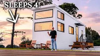 Thumbnail: Waterfront Prefab Tiny House That Sleeps 4!