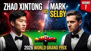 Thumbnail: Zhao Xintong vs. Mark Selby – 2026 Snooker World Grand Prix, First Match #foryou #snooker  #film