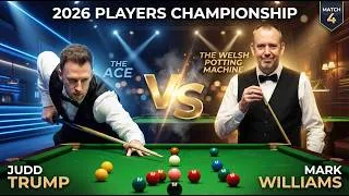 Thumbnail: Judd Trump vs. Mark Williams 2026 Snooker Players Championship 4#snooker #foryou #film #mvp