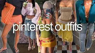 Thumbnail: RECREATING PINTEREST OUTFITS (FROM MY OWN CLOSET) 🩷 maximizing my wardrobe with pinterest inspo!