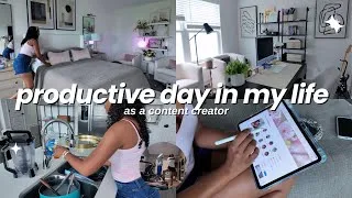 Thumbnail: spend a productive day with me | gym, cooking & building new habits
