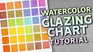 Thumbnail: How to Make a Watercolor Glazing Chart • QoR High Chroma Watercolors