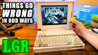 Thumbnail: $3,000 Midlife Crisis Laptop from 1993: Compaq LTE Lite 4/25E Monochrome