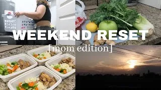Thumbnail: WEEKEND RESET ROUTINE as a mom of two | cleaning, meal prepping, & preparing for a productive week!