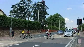 Thumbnail: New UK Toucan Crossing (busy 4 lane carriageway) - Bridge Rd, Exeter 2018
