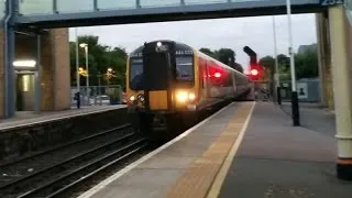 Thumbnail: Winchester Station 30/06/2016 - South West Trains Class 444 arrives (evening)