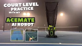 Thumbnail: Court Level Tennis Practice with my Acemate Tennis Robot S10 | Acemate Review