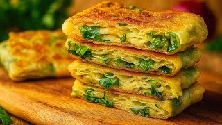 Thumbnail: The MOST DELICIOUS Flatbread I've Ever Eaten! No Yeast, No Oven (Flaky Layers)!