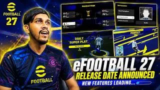 Thumbnail: efootball 27 v6.0.0 Official Information ft.Release Date & New Features 😱🔥