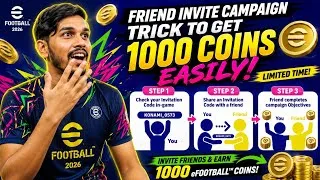 Thumbnail: Trick To Easily Get 1000 efootball Coins In efootball 26 🔥