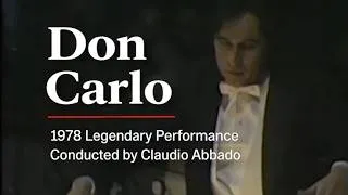 Thumbnail: Verdi Don Carlo 5 Act - 720p - Abbado,Domingo, Bruson, Price, Obraztsova, Nesterenko - Italian Subs
