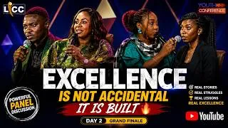 Thumbnail: EXCELLENCE IS NOT ACCIDENTAL — It Is Built 🔥 | Powerful Panel Discussion