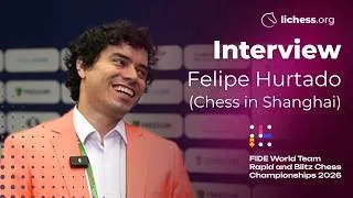 Thumbnail: Felipe Hurtado of Chess in Shanghai upset Arkadij Naiditsch! | World Team Blitz 2026