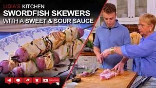 Thumbnail: Swordfish Skewers with Sweet & Sour Sauce