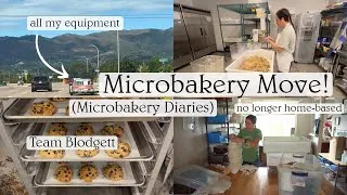 Thumbnail: I Moved my Microbakery to a Commercial Kitchen - Microbakery Diaries, New Equipment, Learning!!