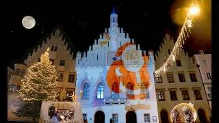 Thumbnail: Rathaus-Animation Weihnachten 2025 Landshut 4K