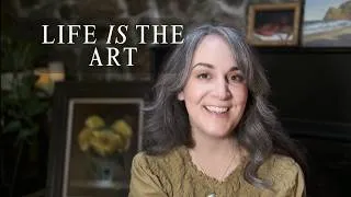 Thumbnail: Letting Life and Art Weave Together | Self-Portrait time lapse | Part Two
