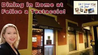 Thumbnail: Dining in Rome at Felice a Testaccio!