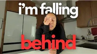 Thumbnail: recovering from being sick but still falling behind | weekly vlog